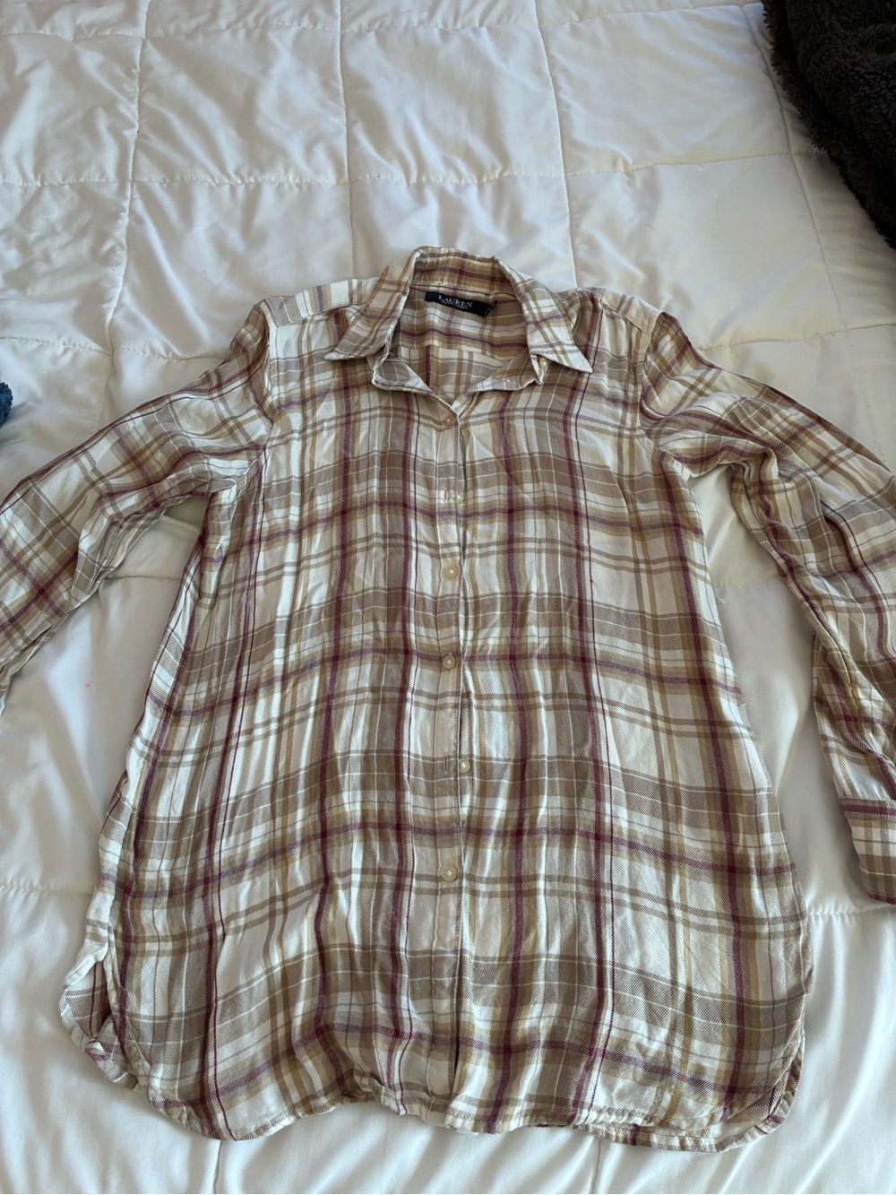 Casual Plaid Button-Up Shirt - Ralph Lauren (SP)